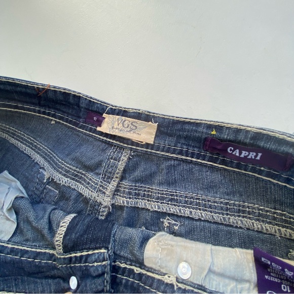 VGS Capris size 10 Embroidered Pockets - Picture 5 of 10